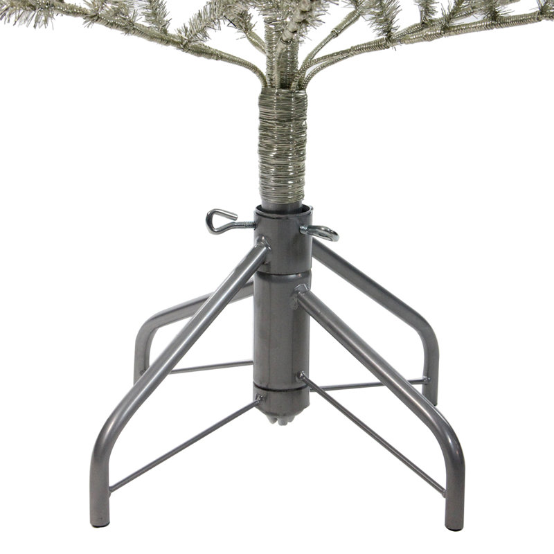 5' Champagne Tinsel Artificial Christmas Twig Tree - Unlit