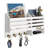 The Easy Mounted Key Rack and Mail Organizer with Store Shelf and Four Sturdy Keys Hooks Decor