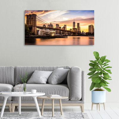Brooklyn Bridge - Wrapped Canvas Print