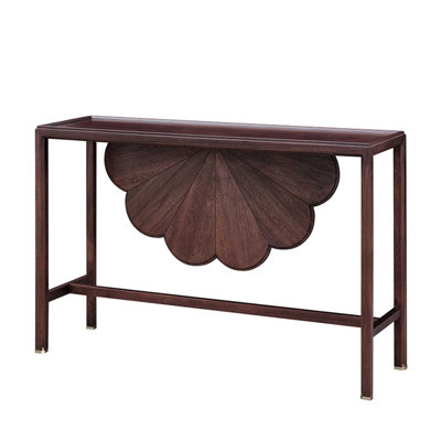 Chinese-style simple brown console table
