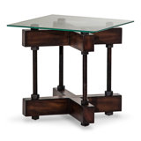 Killington Glass End Table