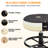 Adjustable Height Drafting Stool with Footring Wheels