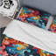 Multicolor Artistic Eclectic Storm - Ensemble de housse de couette éclectique-1012226894