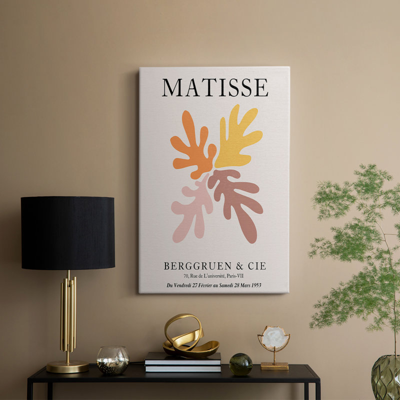Matisse D Framed Print -Gallery Wrapped Cavas, 27" H x 18" W