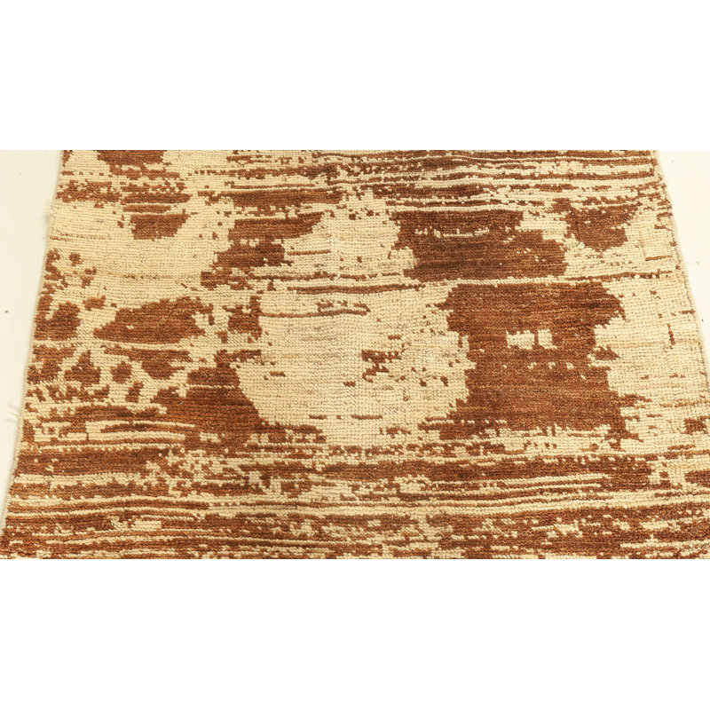 One-of-a-Kind Rectangle 3'2" X 4'7" Hand Knotted Area Rug