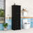 Tall Storage Cabinet with 3 Drawers and Adjustable Shelves for Bathroom or Kitchen-65663784