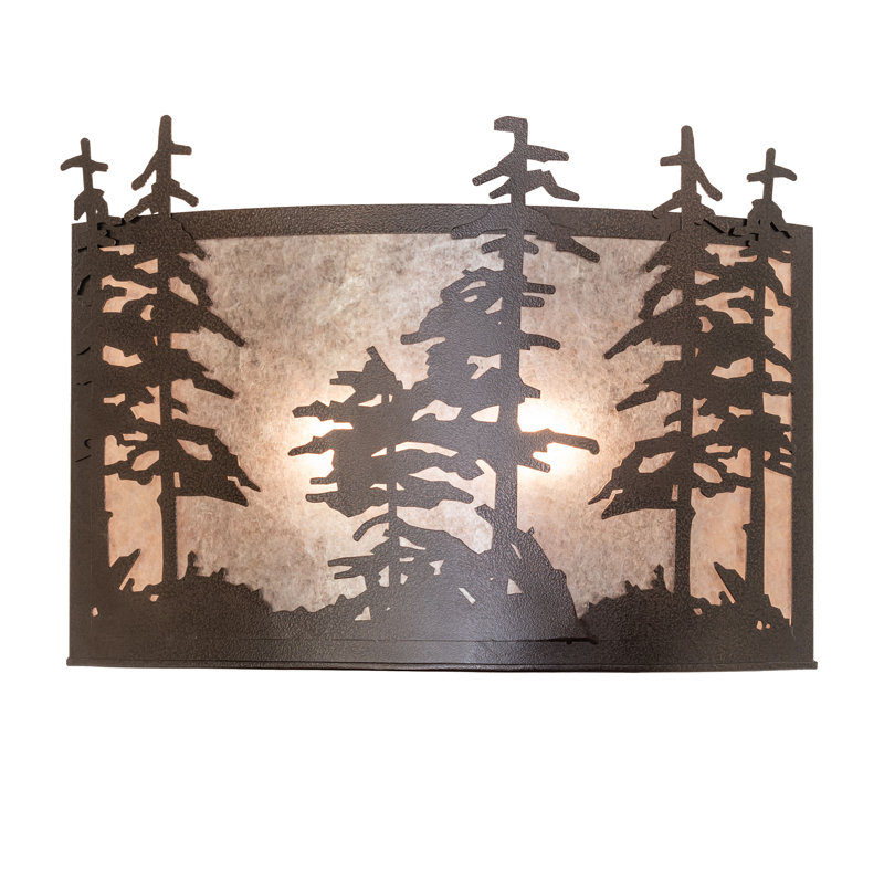 2 - Light Flush Mounted Sconce