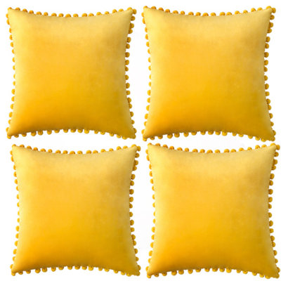 Housse de coussin en velours