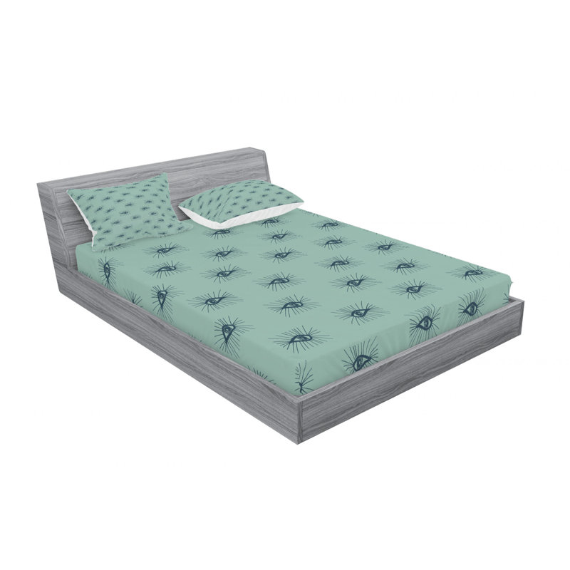 Microfiber Sheet Set, Queen Sheet Set with Fitted Sheet