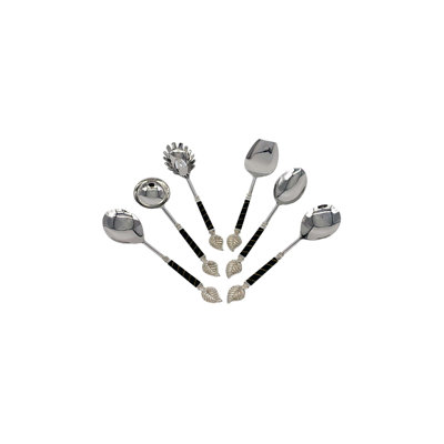 Bluxome 6 Piece Stainless Steel Hostess Set