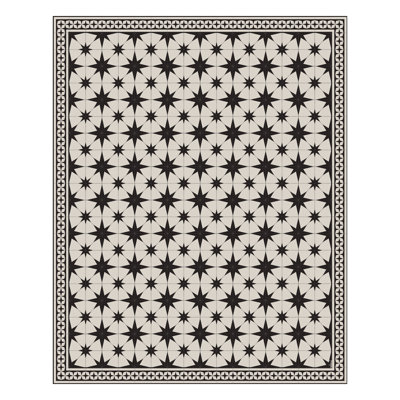 Tapis en vinyle NightSky facile à nettoyer