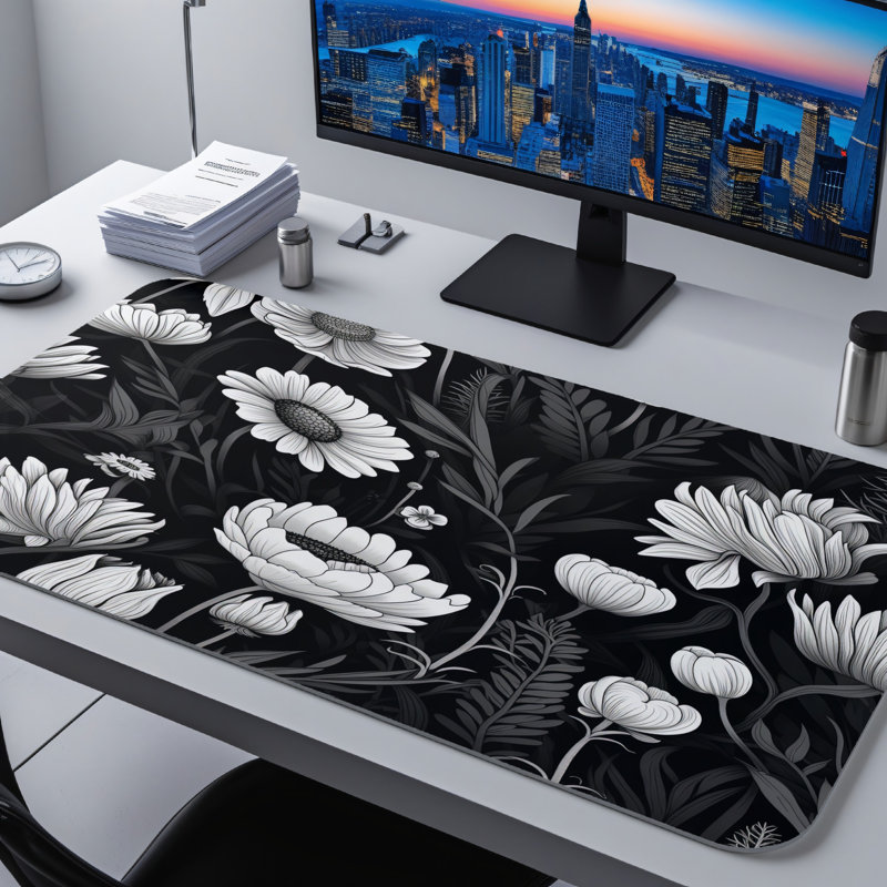 Polyester Desk Pad, 31.5x15.5
