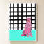 «Pink Leopard» par Elizabeth Medley - Impression sur toile