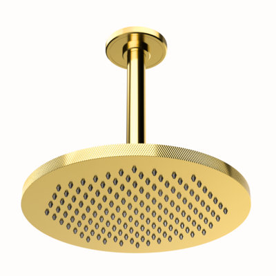 Rainstone Rainshower Head - Industrial, Knurled