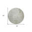 Tapis rond 8 po