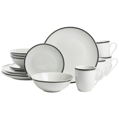 Piece Ceramic Dinnerware Set - Service for 4