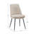 Fairfield Mid-Century Modern Tapered Dining Set, Chenille Fabric, 59" Dining Table And 4 Chairs-1487477759-1487477758