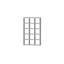 Paterson 176.3cm H x 107.2cm W Cube Bookcase