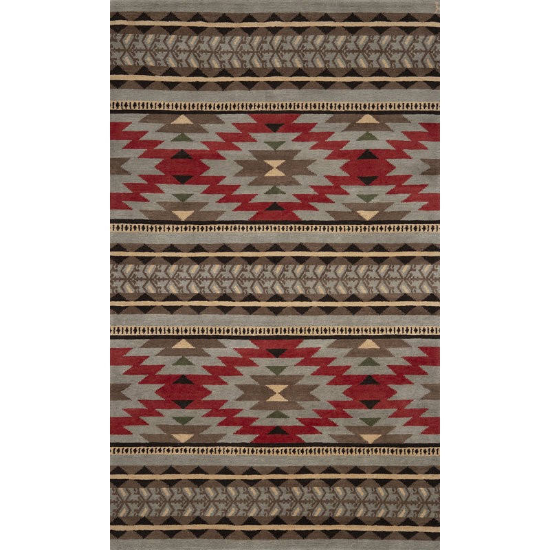 Mesa Wool Southwestern Area Rug, Rectangle 8' x 10'