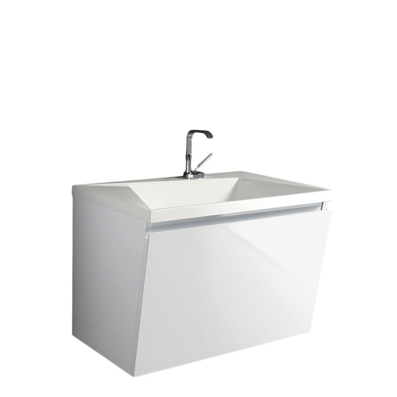 Purser 1000mm Single Bathroom Vanity with Integrated Polyglomerate Basin