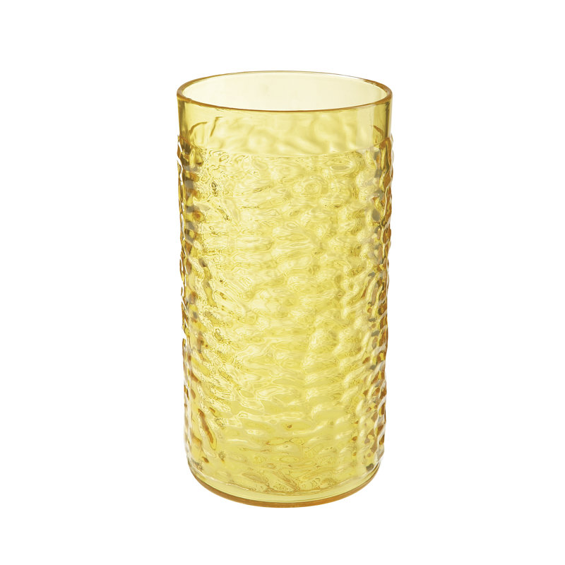 GET Gobelet en plastique robuste incassable, Jaune, 16 oz