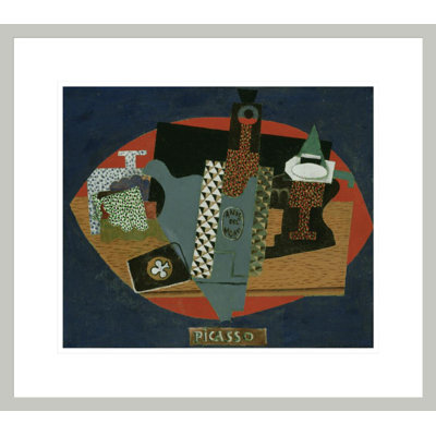 Bouteille d'Anis del Mono par Pablo Picasso - estampe numérique encadrée