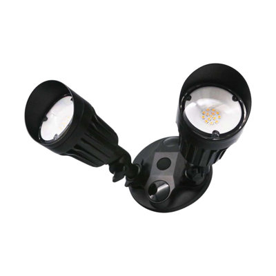 LED-Double Flood-Matte Black-20W 3000K