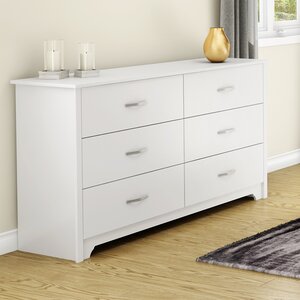 Fusion 6 Drawer Double Dresser