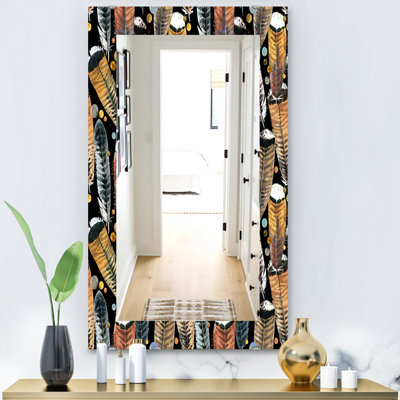 Miroir mural plumes 1