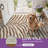 Albertslund Zebra Stripe Machine Washable Area Rug-14999150-256565503