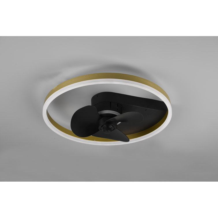 Donnelle 3 - Blade LED Ceiling Fan with Remote Control and Light Kit Included