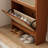 Rattan Shoe Cabinet For Entryway