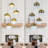 5 - Light Dimmable Globe Cluster Pendant