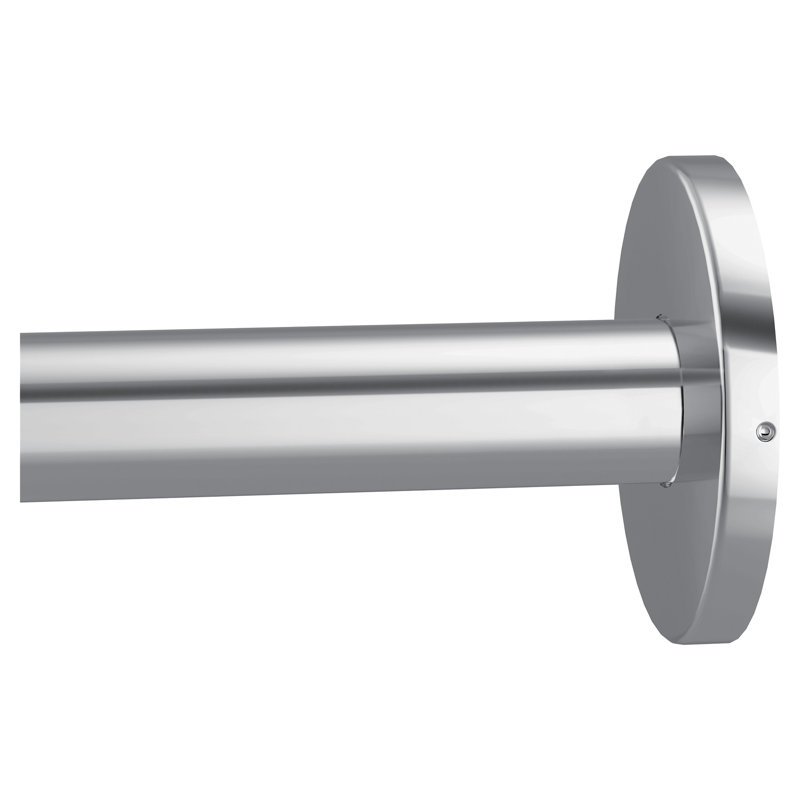 Moen 60" Straight Fixed Shower Rod, Chrome