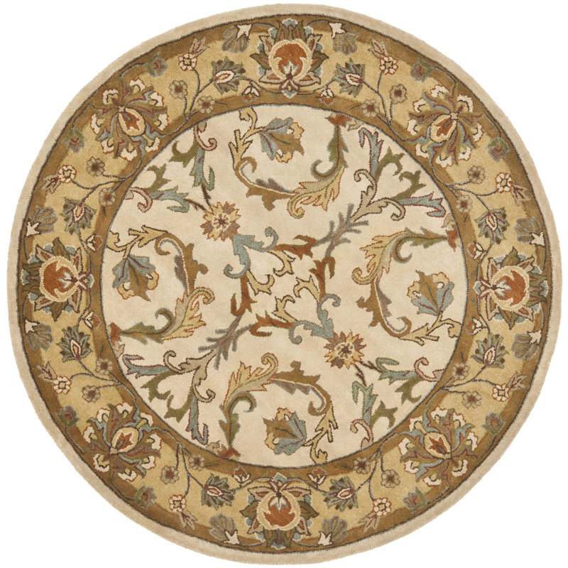 Cranmore Hand Tufted Wool Oriental Rug, Round 6'