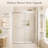 56"-60"W x 72" H Door Opening Frameless Shower Door-54642709-72902488