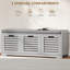 Polyester Upholstered Storage Bench-2117603267