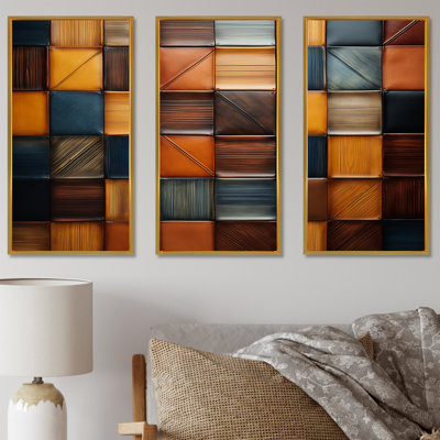 Carreaux colorés de couleurs terrestres VI - mosaïque boho