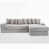 Polyester gris clair