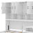 Earleville Twin Size Murphy Bed With Closet And Drawers,Space-Saving Wood Wall Bed Frame With Desk-434115153