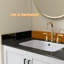 24 po Meuble-lavabo en marbre Real