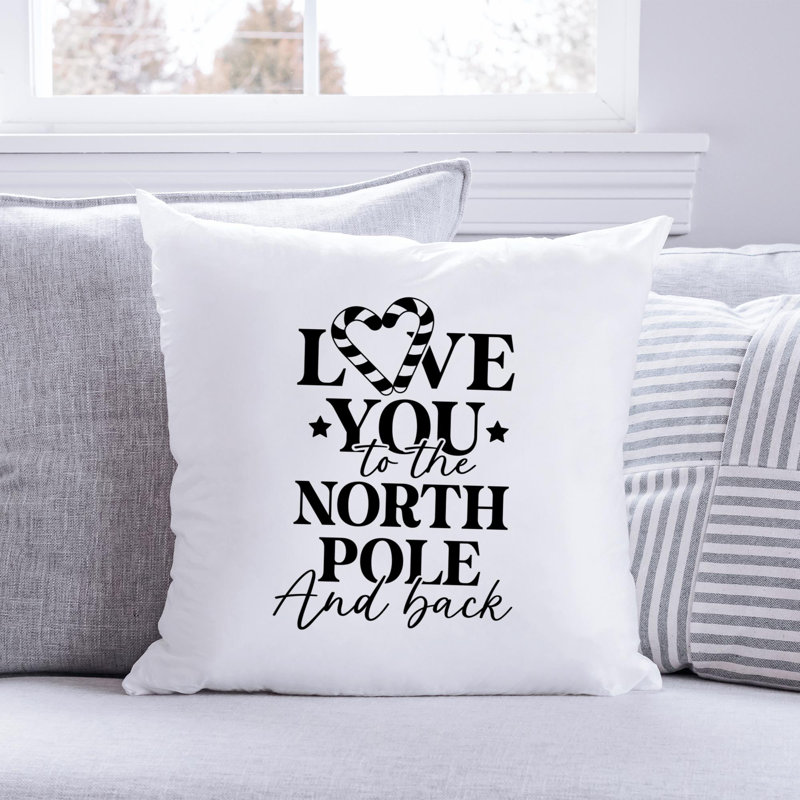 Coussin en polyester Christmas_Noir-14, 20 po x 20 po