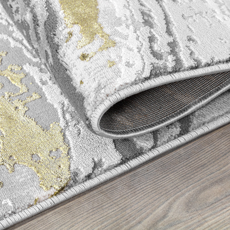 Marble Patter Rug Beuatiful Design Carpet Runner F Floral Indoor / Outdoor Area Rug, Rectangle 200 x 290 cm