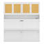 Lit escamotable peu encombrant avec armoire supérieure, éclairage intégré et ports USB-1512119138