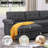 U Shaped Oversized Sleeper Sectional Sofa Pull Out Bed With Storage Chaise-752668422
