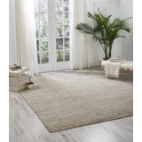 Carter Hand-Knotted Sand Area Rug