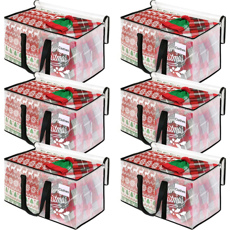 6-pack Clear Heavy Duty Moving Bags