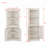 4-Door Wood Cabinet with Adjustable Shelves-895886128