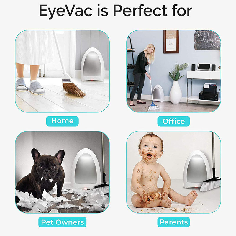 Aspirateur traîneau sans sac JPaulJones Eyevac Home, Argent