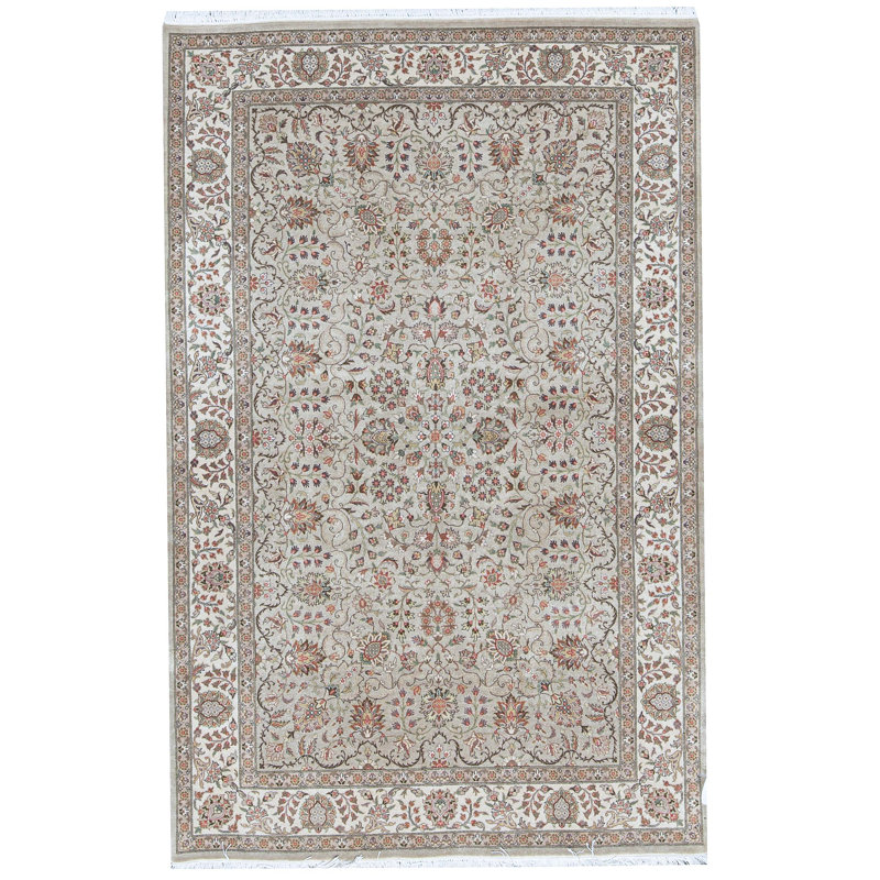 One-of-a-Kind 4'6" X 7'1" Wool Area Rug in Beige